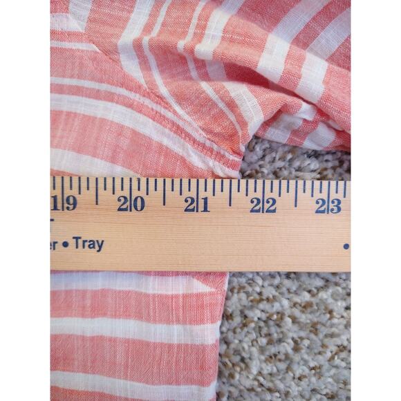 J.Crew Women’s XL Striped Button Down Shirt – Long Sleeves Casual Collared Top - Picture 8 of 9